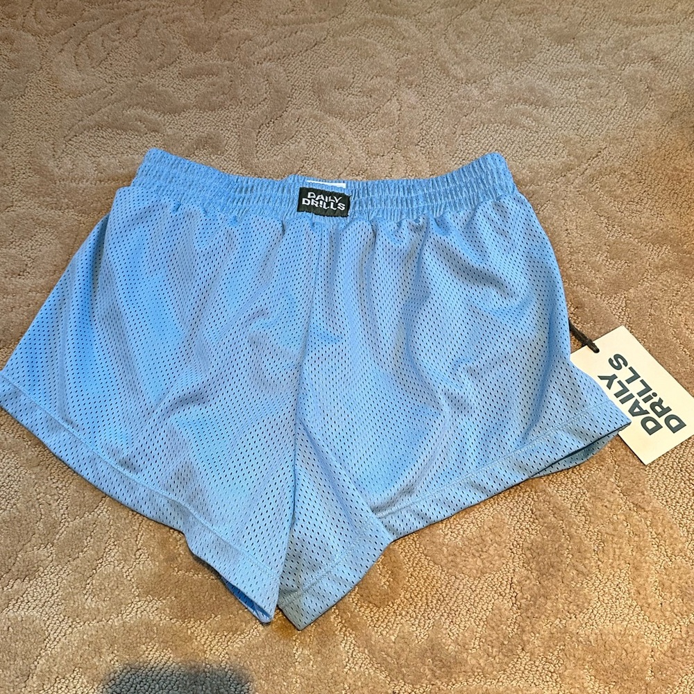 Daily Drills Light Blue Athletic Shorts